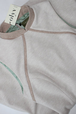 The Tailored Tweed Flare Mini – Oat