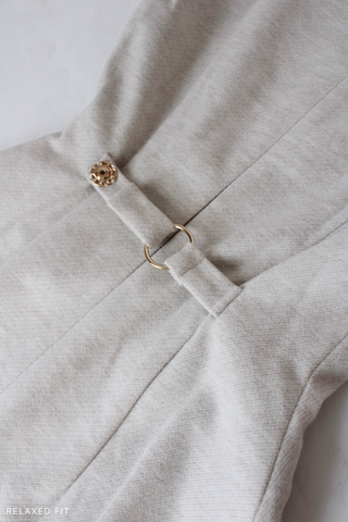 The Tailored Tweed Flare Mini – Oat