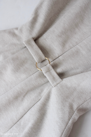 The Tailored Tweed Flare Mini – Oat